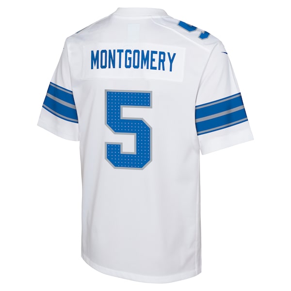 David Montgomery Detroit Lions Nike Youth Player Game Jersey - White - Image 3