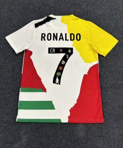 Cristiano Ronaldo All Club Football Logo Limited Edition Jersey