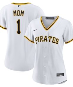 Pittsburgh Pirates Nike Women's #1 Mom Home Replica Jersey - White