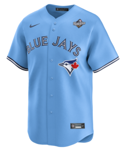 Alternative view of Men's Toronto Blue Jays George Springer Nike Powder Blue 2025 World Series Alternate Limited Jersey