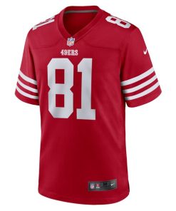 Alternative view of Cameron Latu San Francisco 49ers Nike Team Game Jersey - Scarlet