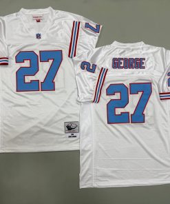 Eddie George Houston Oilers Authentic Throwback Retired Player Jersey