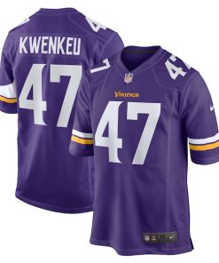 William Kwenkeu Minnesota Vikings Nike Home Game Player Jersey - Purple