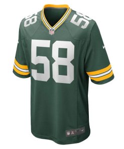 Alternative view of Isaiah McDuffie Green Bay Packers Nike Game Jersey - Green
