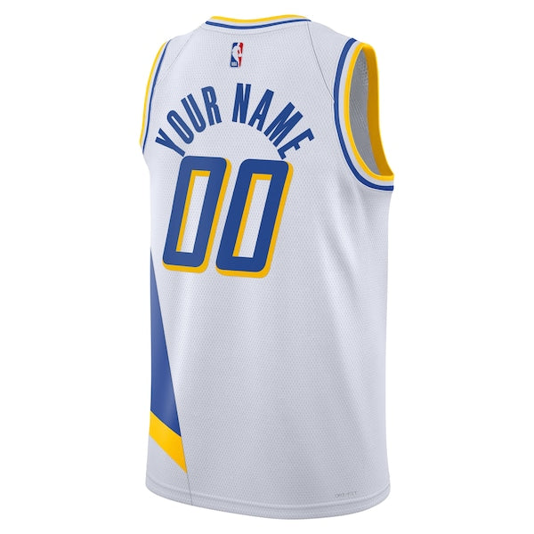 Indiana Pacers Nike Unisex 2025/26 City Edition Swingman Custom Jersey - White - Image 3