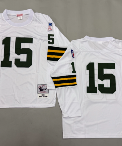 Bart Starr Green Bay Packers Authentic Throwback Retired Player Jersey