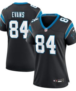 Mitchell Evans Carolina Panthers Nike Women's Team Game Jersey -  Black