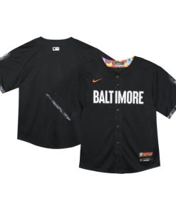 Baltimore Orioles Nike Toddler City Connect Limited Jersey - Black
