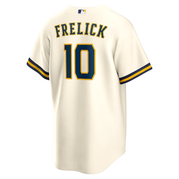 Sal Frelick Milwaukee Brewers Nike Home Replica Player Jersey - Cream - Image 3