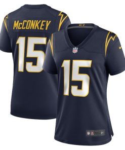 Ladd McConkey Los Angeles Chargers Nike Women's Alternate Game Jersey -  Navy/Royal/White