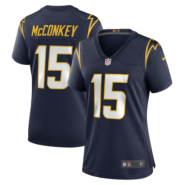 Ladd McConkey Los Angeles Chargers Nike Women's Alternate Game Jersey - Navy/Royal/White