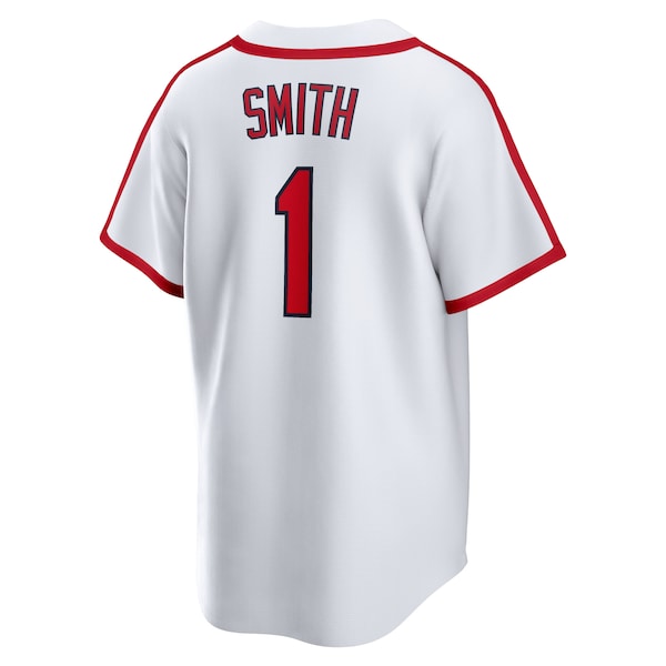 Ozzie Smith St. Louis Cardinals Nike Home Cooperstown Collection Player Jersey - White - Image 3