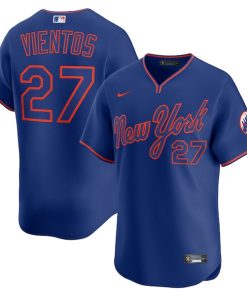 Mark Vientos New York Mets Nike Alternate Limited Player Jersey - Royal/Gray