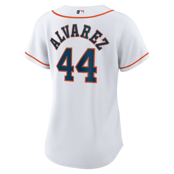 Yordan Alvarez Houston Astros Nike Women's Home Replica Jersey - White - Image 3