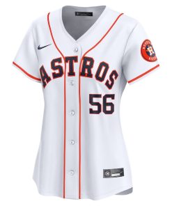 Alternative view of Ronel Blanco Houston Astros Nike Women's Home Limited Jersey - White