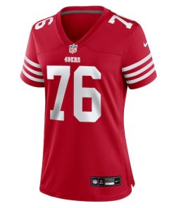 Alternative view of Jaylon Moore San Francisco 49ers Nike Women's  Game Jersey -  Scarlet