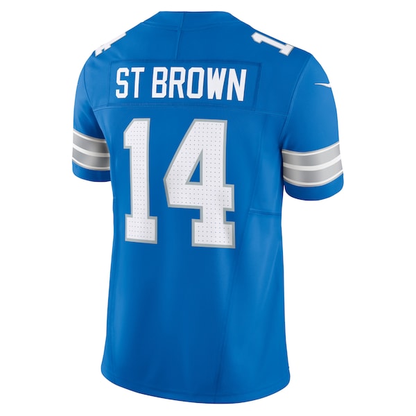 Amon-Ra St. Brown Detroit Lions Nike Vapor F.U.S.E. Limited Jersey - Blue/White - Image 4
