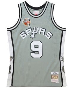 Alternative view of Tony Parker San Antonio Spurs Unisex Hall of Fame Class of 2023 Throwback Swingman Jersey - Gray