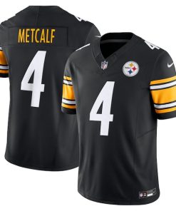 DK Metcalf Pittsburgh Steelers Nike Team Vapor F.U.S.E. Limited Jersey - Black