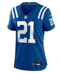 Alternative view of DJ Giddens Indianapolis Colts Nike Women's Team Game Jersey -  Royal
