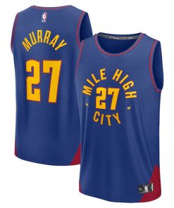 Jamal Murray Denver Nuggets  Fast Break Replica Player Jersey - Statement Edition - Blue