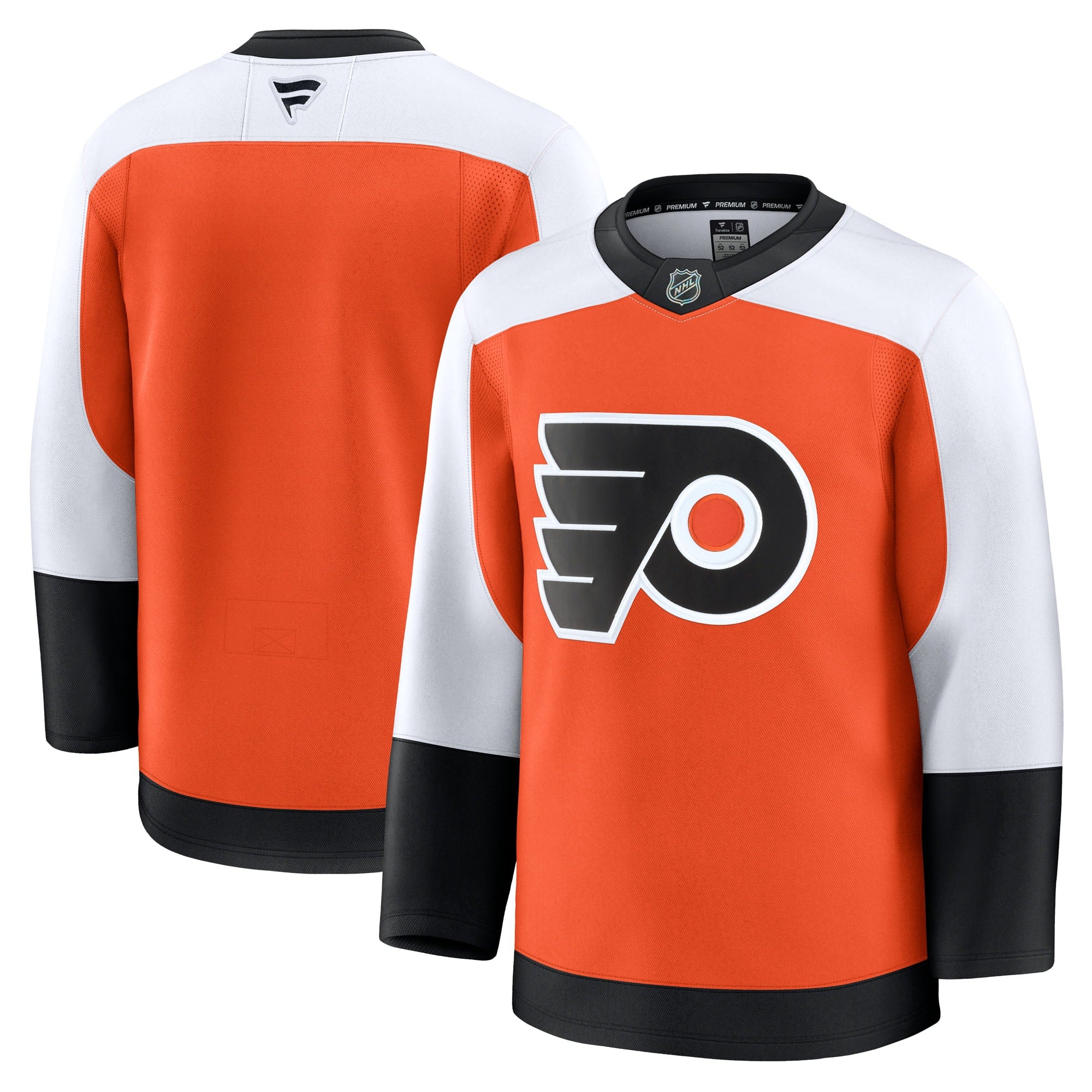 Philadelphia Flyers Alternate Premium Jersey - Black/Burnt Orange/White - Image 10