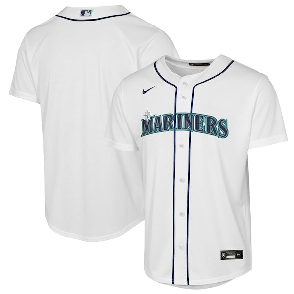Youth Seattle Mariners Nike White Home Replica Jersey