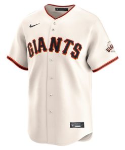 Alternative view of Willy Adames San Francisco Giants Nike Alternate Limited Player Jersey - Cream