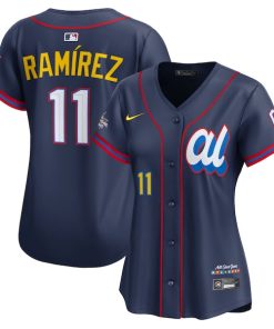 Jos¨¦ Ram¨ªrez American League Nike Women's 2025 All-Star Edition Limited Player Jersey - Navy