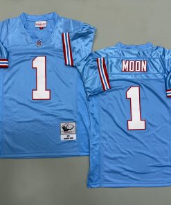 Warren Moon Houston Oilers Authentic Throwback Retired Player Jersey