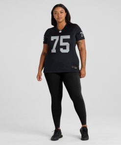 Alternative view of Andrus Peat Las Vegas Raiders Nike Women's  Game Jersey -  Black