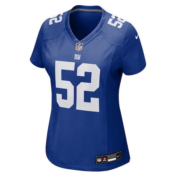 Victor Dimukeje New York Giants Nike Women's Team Game Jersey - Royal - Image 2
