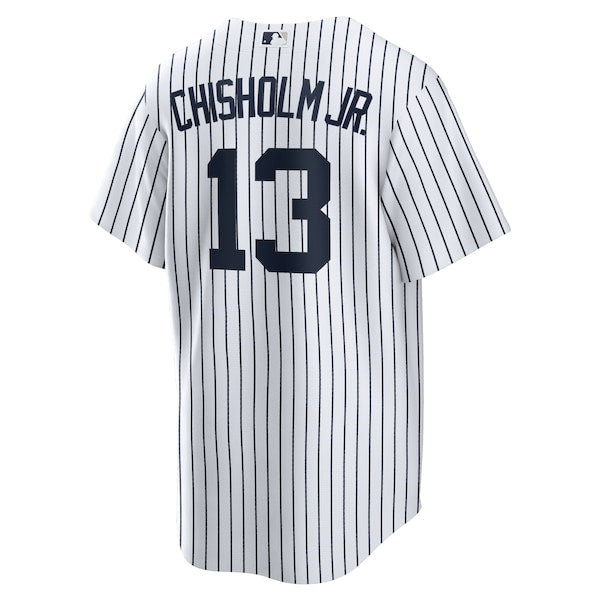 Jazz Chisholm Jr. New York Yankees Nike Home Replica Player Jersey - White - Image 3