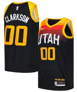 Jordan Clarkson Utah Jazz Nike Swingman Player Jersey - City Edition - Black