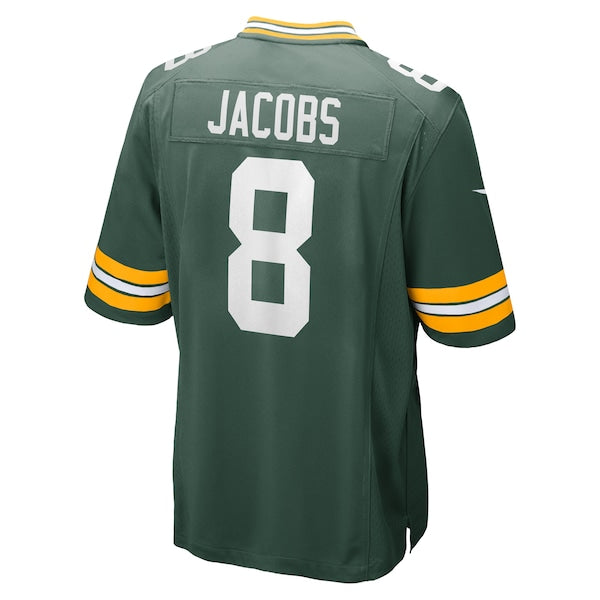Josh Jacobs Green Bay Packers Nike Team Game Jersey - Green - Image 3