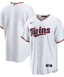 Minnesota Twins Nike Home Blank Replica Jersey - White