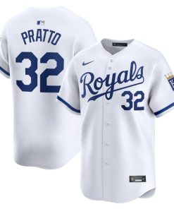 Nick Pratto Kansas City Royals Nike Home Limited Player Jersey - White