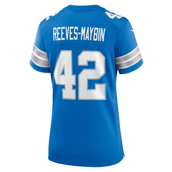Jalen Reeves-Maybin Detroit Lions Nike Women's Team Game Jersey - Blue - Image 4