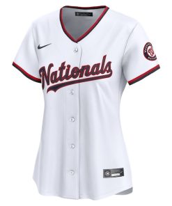Alternative view of Dylan Crews Washington Nationals Nike Women's Home Limited Player Jersey - White