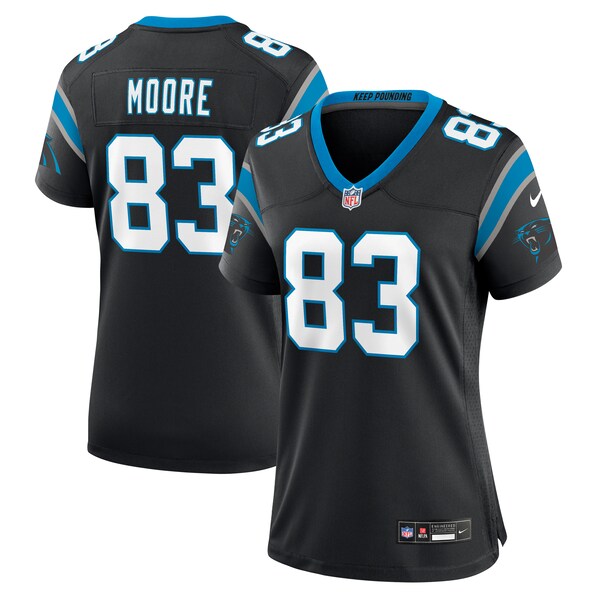 David Moore Carolina Panthers Nike Women's Game Jersey - Black - Image 2
