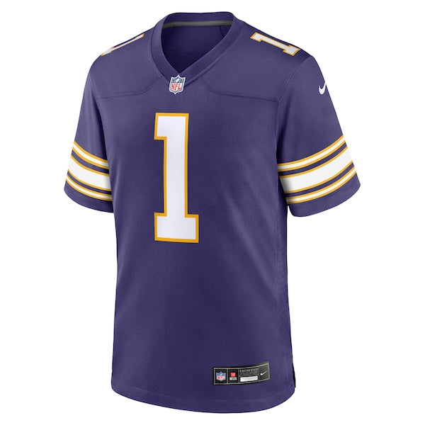 Warren Moon Minnesota Vikings Nike Classic Retired Player Game Jersey - Purple - Image 2