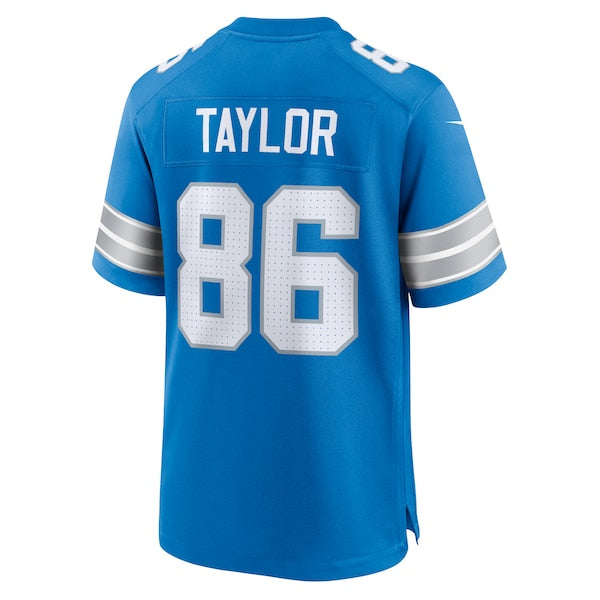 Malik Taylor Detroit Lions Nike Team Game Jersey - Blue - Image 3