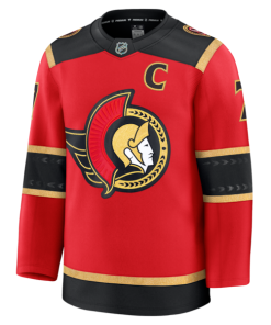 Alternative view of Brady Tkachuk Ottawa Senators  Alternate Premium Jersey - Red