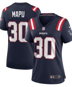 Marte Mapu New England Patriots Nike Women's Team Game Jersey -  Navy