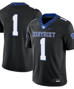 #1 Kentucky Wildcats Nike Alternate Game Jersey - Black