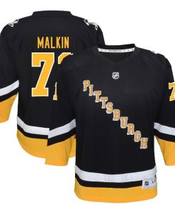 Evgeni Malkin Pittsburgh Penguins Youth 2021/22 Alternate Replica Player Jersey - Black