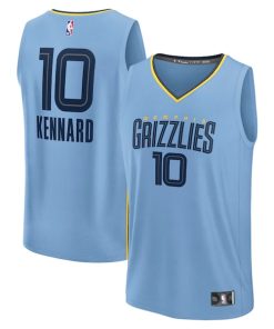 Luke Kennard Memphis Grizzlies  Fast Break Replica Player Jersey - Statement Edition - Light Blue