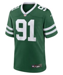 Alternative view of Jowon Briggs New York Jets Nike Team Game Jersey - Legacy Green