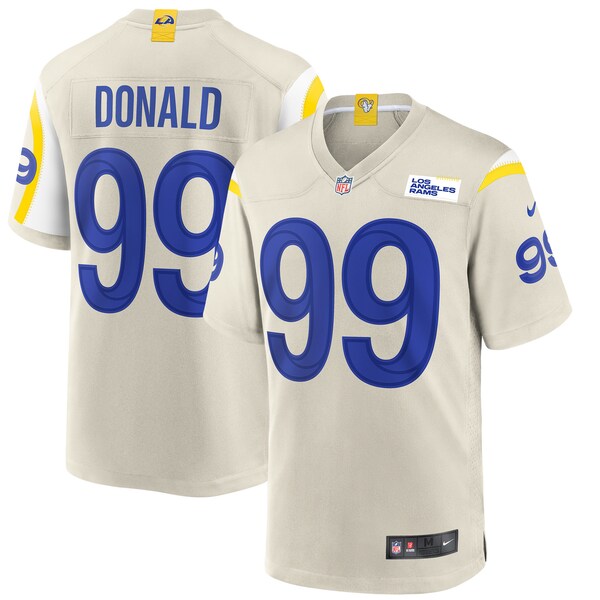 Aaron Donald Los Angeles Rams Nike Player Game Jersey - Bone/White - Image 2