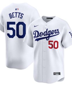 Mookie Betts Los Angeles Dodgers Nike Youth Home Limited Player Jersey - White